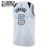 Camiseta Niños NBA Minnesota Timberwolves Anthony Edwards 2024-25 Nike City Edition Blanco Swingman